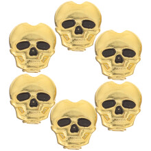 6Set Skull Vormige Gitaar Tuning Knoppen Duurzaam Plastic Metaal