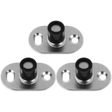3St Duurzame Barn Door Geleider Bodemstopper Van Rvs