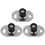3St Duurzame Barn Door Geleider Bodemstopper Van Rvs 1