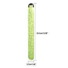 LED Lysende Natløbearmbånd Belysning Slap Armbånd Genopladeligt Lysende Armbånd Blå