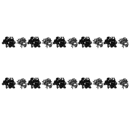 300Pcs Plastic Bumper Mounting Rivet Body Trim Clip for  E30 E36 E46 E39 E38