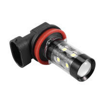 4-Pack High Power 50W Super Bright H11/H8 10-SMD LED Lights Bulbs for Car Fog Light Lamps Replacement, Xenon White
