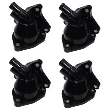 4X 19320PNA003 Engine Coolant Thermostat Housing for CR-V CRV 2.4L 2002 2003 2004 2005 2006, 1.7L 2002-2005