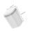 2St Compacte Afvalbak Decoratief En Praktisch Wit PP 2