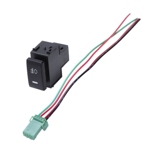 2X Red  Lamp 4 Wired Fog Light  for  Black 2
