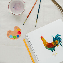 1X Paint Box Met Voor - En Pigmentopslag