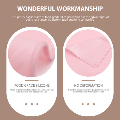 Multifunctionele Roze Silicone Deegrolmat Huishoudelijk 2