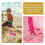 2St Compacte Roze Mini Strandstoel Voor Poppenhuis 5