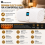 (Fleece, Single) Homefront Heated Electric Blanket Machine Washable 10