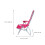 2St Compacte Roze Mini Strandstoel Voor Poppenhuis 2