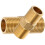 2St Waterleiding Fittingen 1/2 Inch Messing Koppelstukken 1