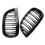4x Front Kidney Double  Grille Sport Grill Replacement For- E81 E87 E88 1 Series 2004-2007 GLOSS BLACK 5