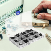 1Set Zwarte Nylon Schroeven En Moeren Assortiment Voor Printplaat