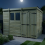 11 x 7 Pent Shed Tanalised (Double Door, With Windows) 3