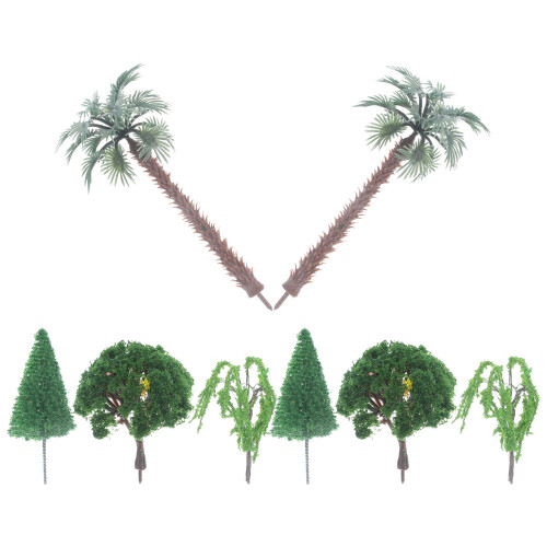 8St Mini Model PVC Voor Micro Landschap En Speelgoeddecor
