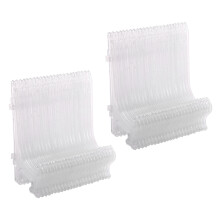24X Clear Plastic Easels Plate Holders Display Dish Rack Picture Frame Photo Book Pedestal Holder Display Stand Stander