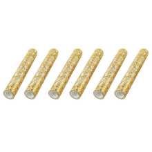 6Pcs Table Runner, Sparkling Polyester Tulle Ribbon Roll with Gold Foil,Birthday Party Wedding Christmas Decor