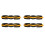 4Pcs Roller Brush for  Deebot Ozmo T8 Vacuum Cleaner Main Brush Replaceable Accessory 1