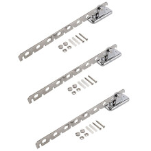 3X Klappbarer KleiderbüGel für die Wand Montage, Kleiderhaken mit Schwenk Arm Halter, KleiderbüGel,(8 Löcher)