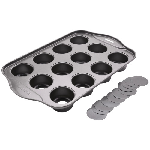 12 Cavity  Cheesecake Pan with 12 Pieces Removable Bottom