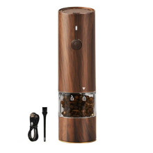 Elektrisk Salt- och Pepparkvarn USB-Laddning Automatisk Salt- och Pepparkvarn, Lämplig för Kök och Restauranger,A