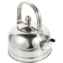 1Handige Theepot Van Roestvrij Staal Met Hittebestendig Handvat