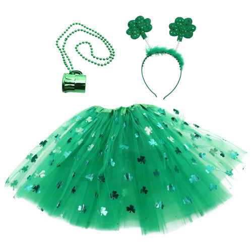 1Set Kinderfeest St. Patrick Accessoires Met Tutu En Sierband