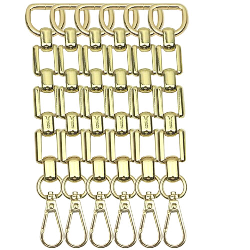 6St Metallische Bag Chain Extender Voor Handtas Accessoires