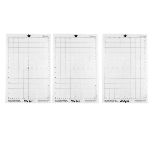 9Pcs Replacement Cutting Mat Adhesive Mat with Measuring Grid 8 By 12-Inch for Silhouette Cameo  Plotter Machine