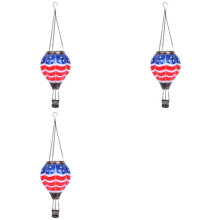 3X Solar Hot Air Balloon - Solar Lanterns Outdoor Hanging Waterproof for Garden Yard Patio Farmhouse Decoration