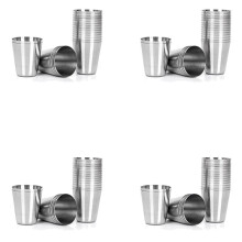 60 Pcs Stainless Steel Shot Glasses Drinking Vessel,30Ml(1Oz) Camping Travel Coffee Tea Cup,for Whiskey Tequila Liquor