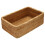 Hand-Woven Rectangular Rattan Wicker Basket Fruit Tea Snack Bread Picnic Cosmetic Storage Box Kitchen Household Tools-L 1