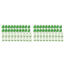 160 Stücke Pflanzen Kletterwandbefestigungsclips Pflanzenfixierer Reben Garten Grünes Blatt Pflanze Wandclips Rebenhalter für Wanddekoration