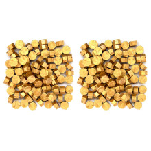 200Pcs Sealing Wax Seal Beans Stamp Beads for Vintage Envelope Wedding Wax Seal Ancient Sealing Wax Tools -Golden