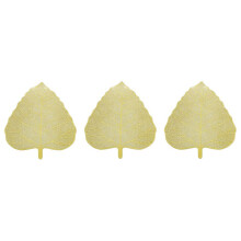 3X New Stainless Steel Handmade Leaf Shape Tea Strainer, Tea Infuser , Tea Filter, Perfect for Loose Leaf Tea (Gold)