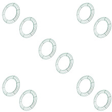 14 Inch Wire Wreath Frame Metal Round Wreath Form Making Rings Green for Christmas Party Home Decoration DIY Pack of 10
