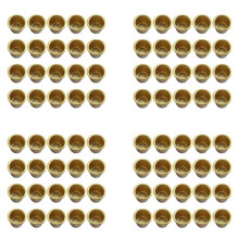 80 Pcs Metalen Kaars Insert voor Taper Kaarsen Decoratieve Kaarshouder DIY Kaarshouder Set voor Boom Kaarsen Tafel