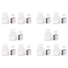 100Pcs 400ML Transparent Drink Bag with Stickers Reusable Blood Bag Props Halloween Decorations