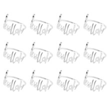 12 PeçAs Bismillah Guardanapo AnéIs Eid Mubarak MuçUlmano Ramadan Kareem Guardanapo Fivela DecoraçõEs de Mesa de Jantar de Casamento B