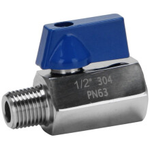 Kugel Hahn 1 / 2 Zoll 304 Edelstahl Kugel Hahn Buchse und Stecker NPT Perfekt für Dusch Kopf Durchfluss Regel Ventil