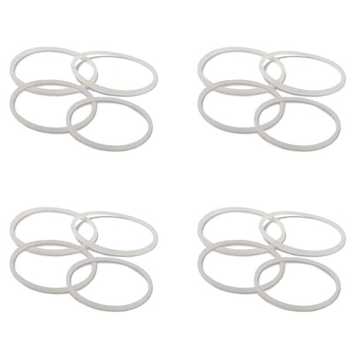New Replacement Gaskets Rubber Seal Ring for Magic Blender Flat/ 16 Pack