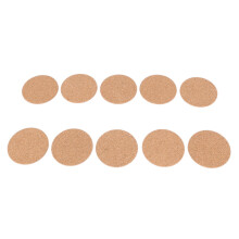 Set of 30 Cork Bar Drink Coasters - Absorbent and Reusable - 90mm, 5mm Thick