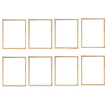 8X Marco de Madera de 40X50 cm, Marcos de Fotos Diy, Arte Adecuado para Decoración del Hogar, Pintura