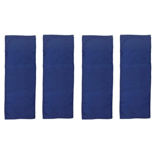 4X Saco de Dormir de Microfibra Forro de Viagem Saco de Cama Leve Forro de Saco de Dormir para Adultos,36X87 Polegadas