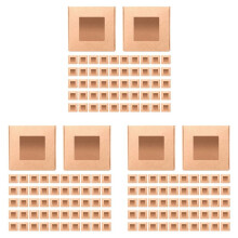 150 Stuks Kraftpapier Doos met Venster Cadeau Verpakkingsdoos Traktatiedoos voor Zelfgemaakte Zeep Traktatie Bakkerij Snoep (Bruin)