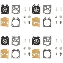4X Kit di Riparazione del Carburatore 4500 Kit di Riparazione Della Motosega Kit di Guarnizioni del Diaframma del Carburatore Attrezzo da Giardino per