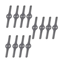 60Pcs Plastic Grass Trimmer Blades Lawn Mower Blade Cordless Trimmer Garden Tool Lawn Mower Trimmer Accessories
