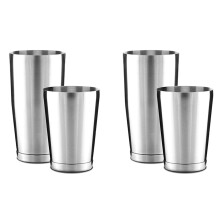 2X Premium Shaker per Cocktail Set-Piece Pro Boston Shaker Set. Agitatore per Bevande Martini Non Ponderato Nel Acciaio Inossidabile 304