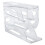 Automatic Scrolling Egg Rack Egg Basket Container Roll Down Refrigerator Egg Dispenser Kitchen Home Transparent 1