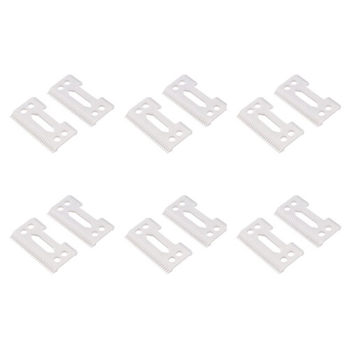 New 12Pcs 28 Teeth Zirconia Ceramic Clipper Blade for  Senior Clipper